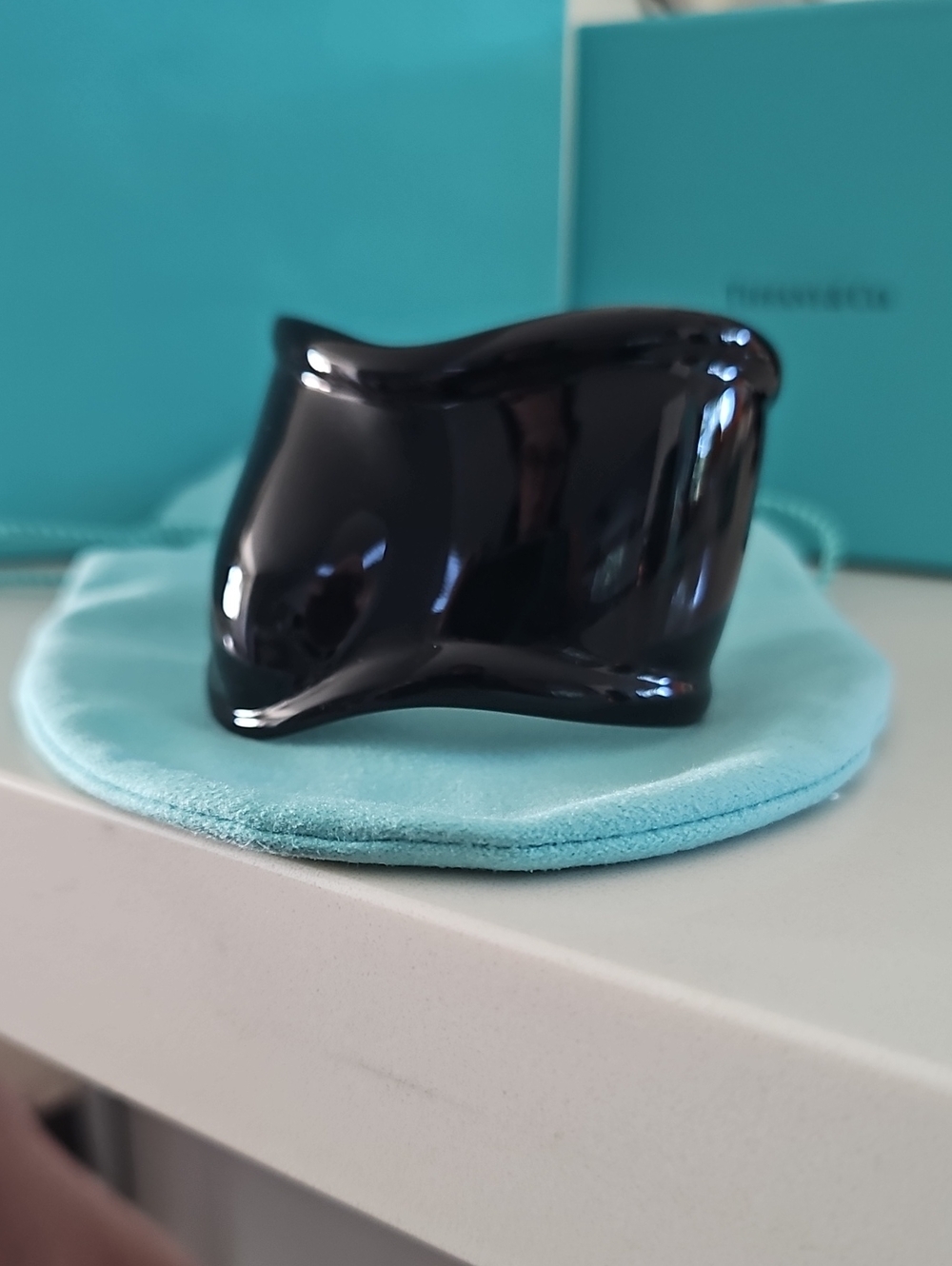Tiffany & Co. Black Bone Cuff Bracelet